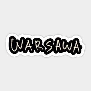 Warsawa Sticker